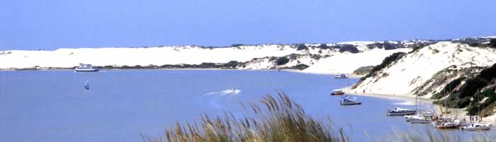 Exploring the Coorong via water.